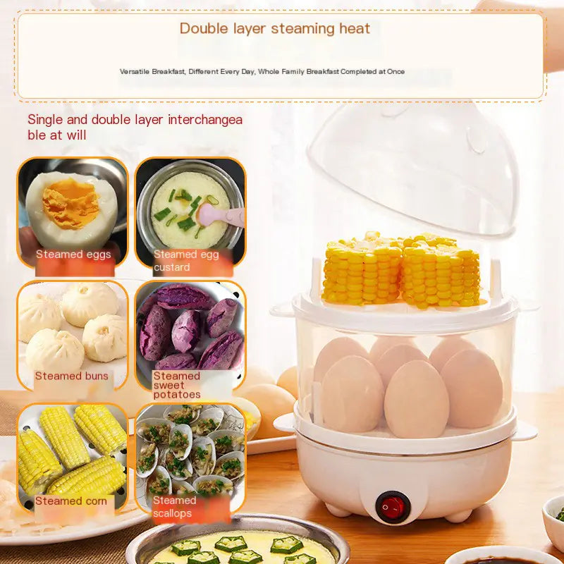 Mini Multifunctional Egg Cooker for Home and Dorm Use