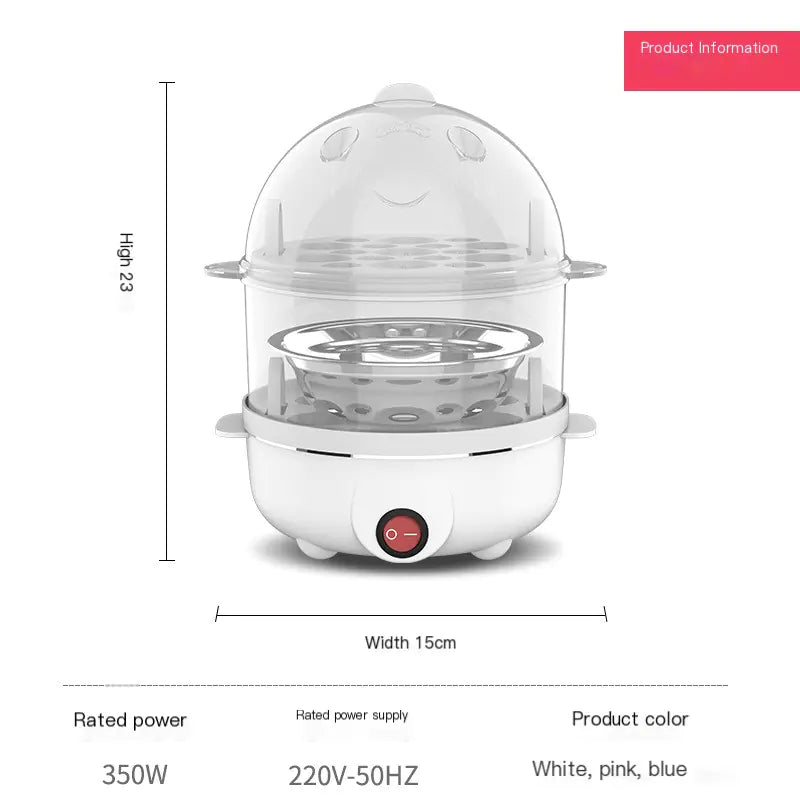 Mini Multifunctional Egg Cooker for Home and Dorm Use